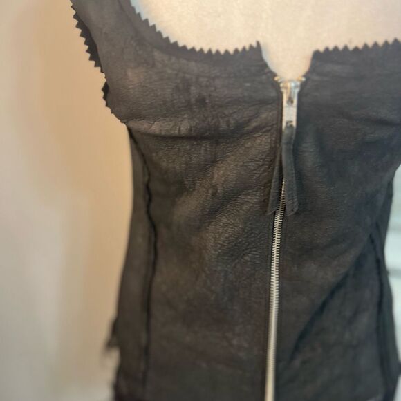 Illia Size 2 Leather Top And Lace Gothic
Punk Small Medium Nwt - Picture 8 of 15